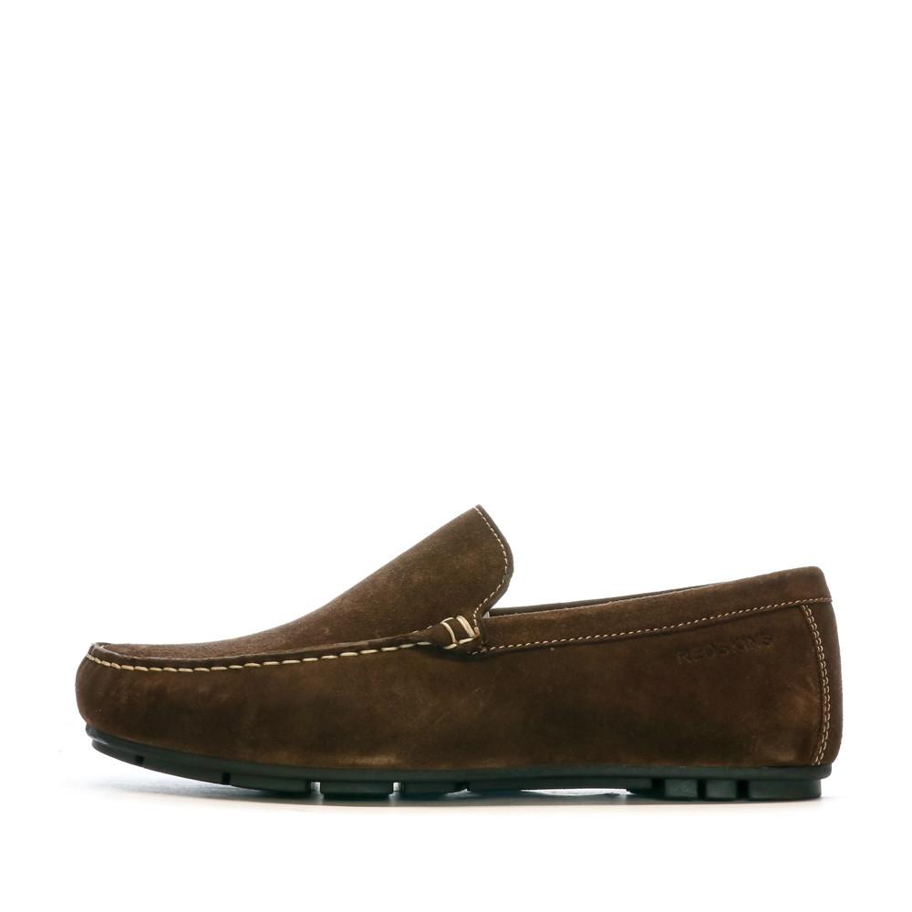 Mocassins Marron Foncé Homme Redskins Beaba pas cher