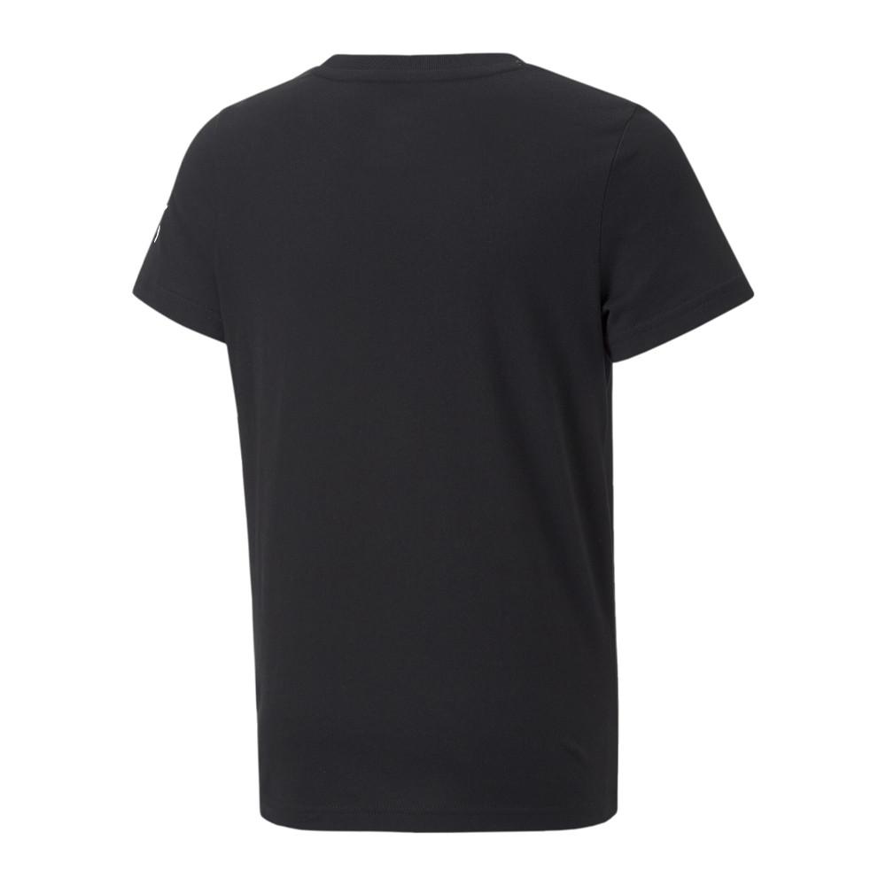 T-shirt Noir Garçon Puma Mercedes 536446 vue 2