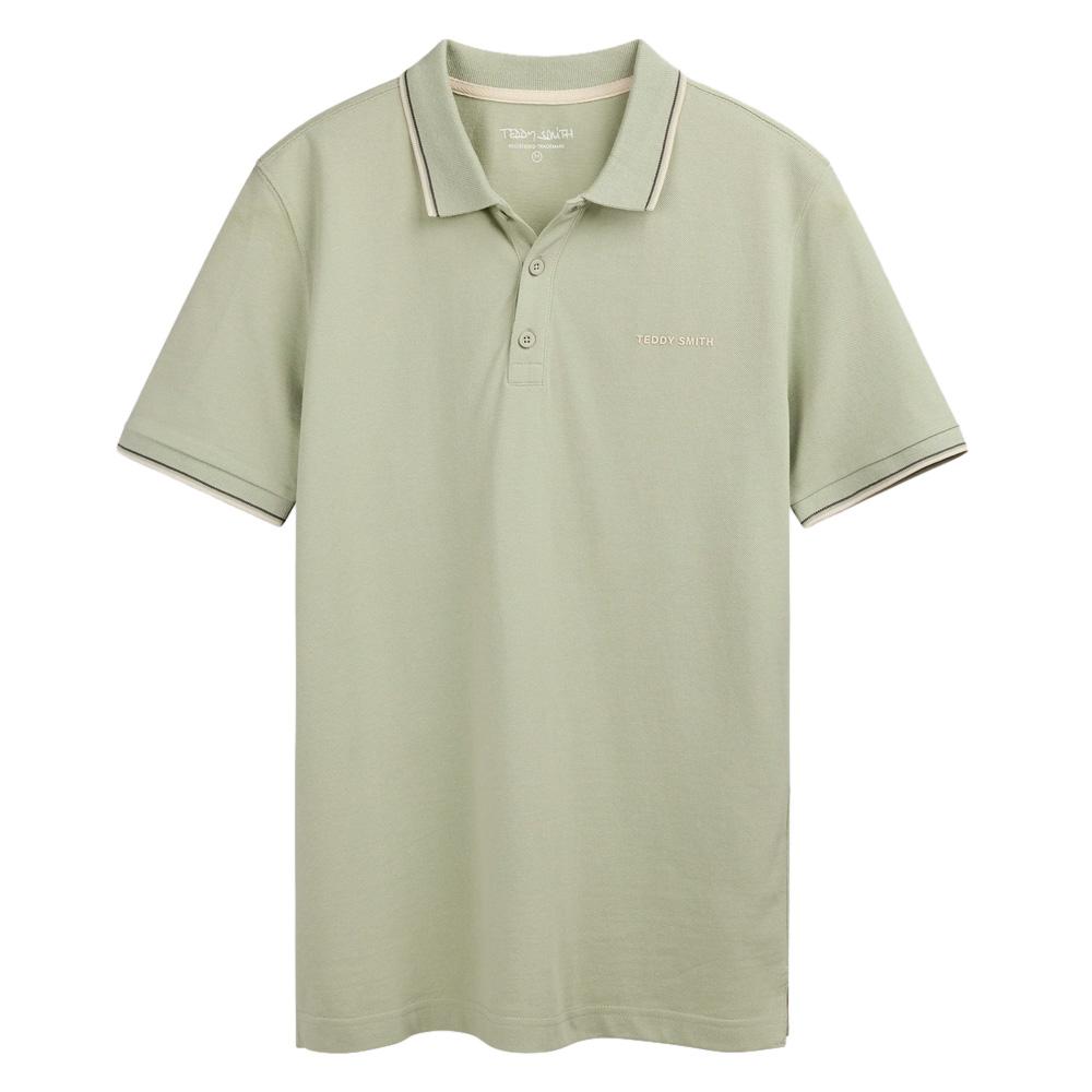 Polo Vert Pale Homme Teddy Smith Pasian 2 pas cher