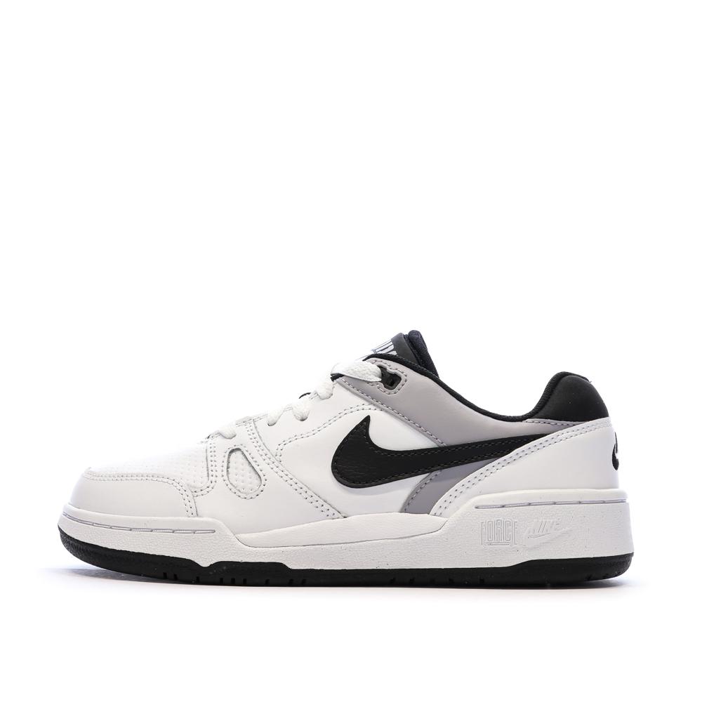 Baskets Blanc/Gris/Noir Garçon Nike Full Force Lo pas cher