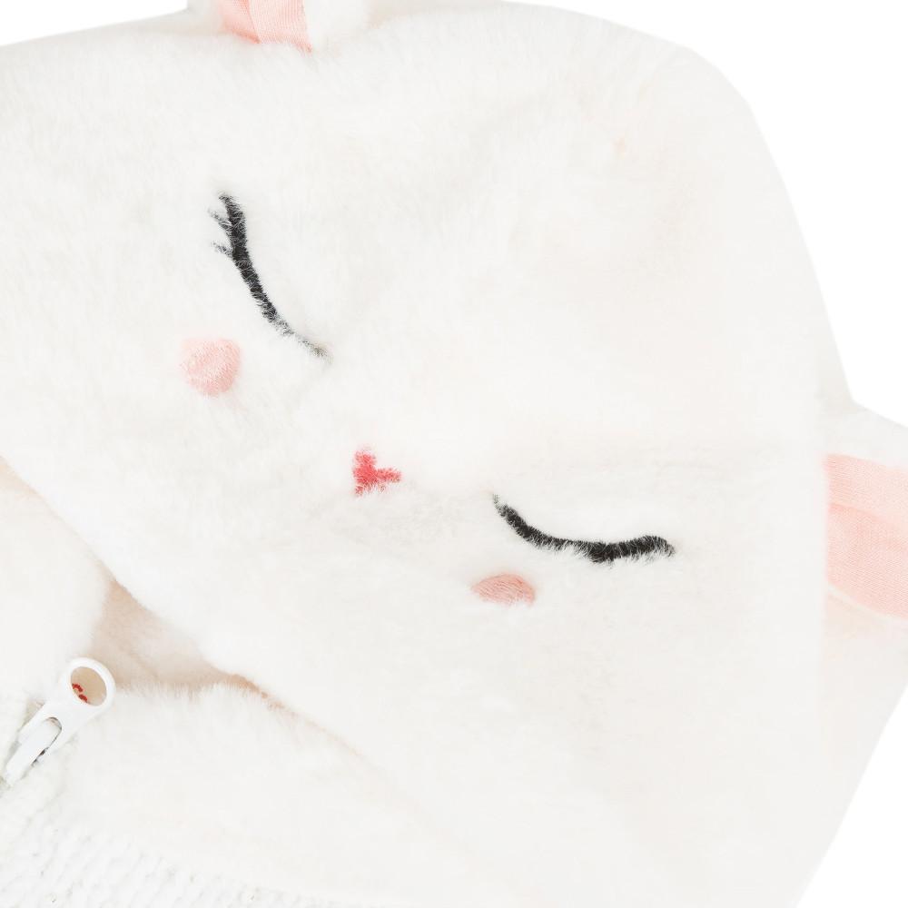 Manteau Blanc Bébé/Fille Catimini CR44043 vue 3