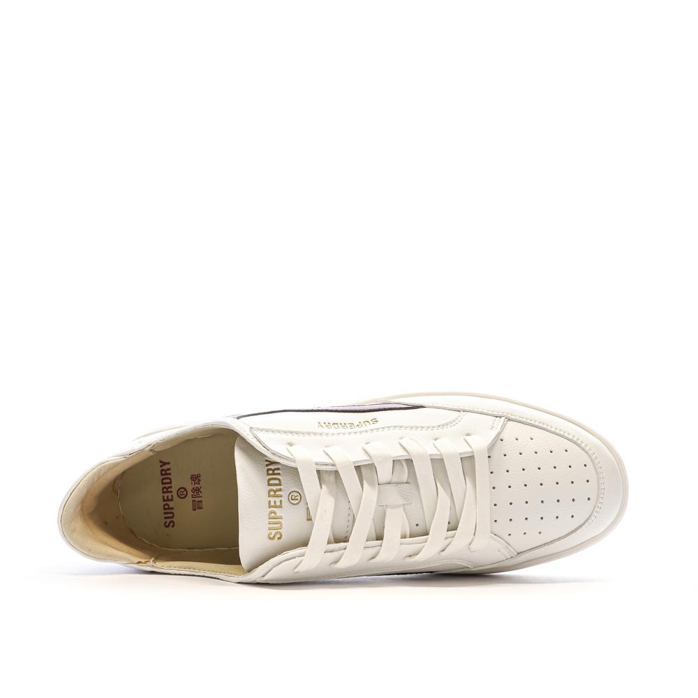 Baskets Blanches Homme Superdry Lux Low Trainer vue 4