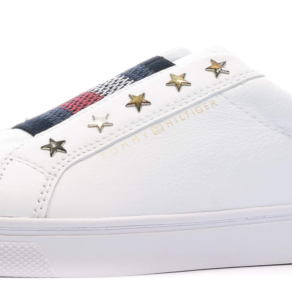 Baskets Blanches femmes Tommy Hilfiger Elastic Slip On vue 7