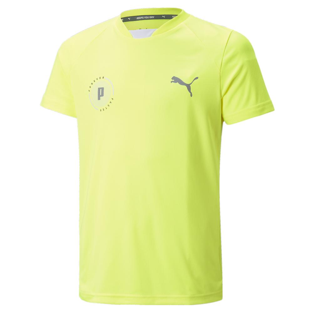 T-shirt Jaune Fluo Garçon Puma Best Poltee pas cher