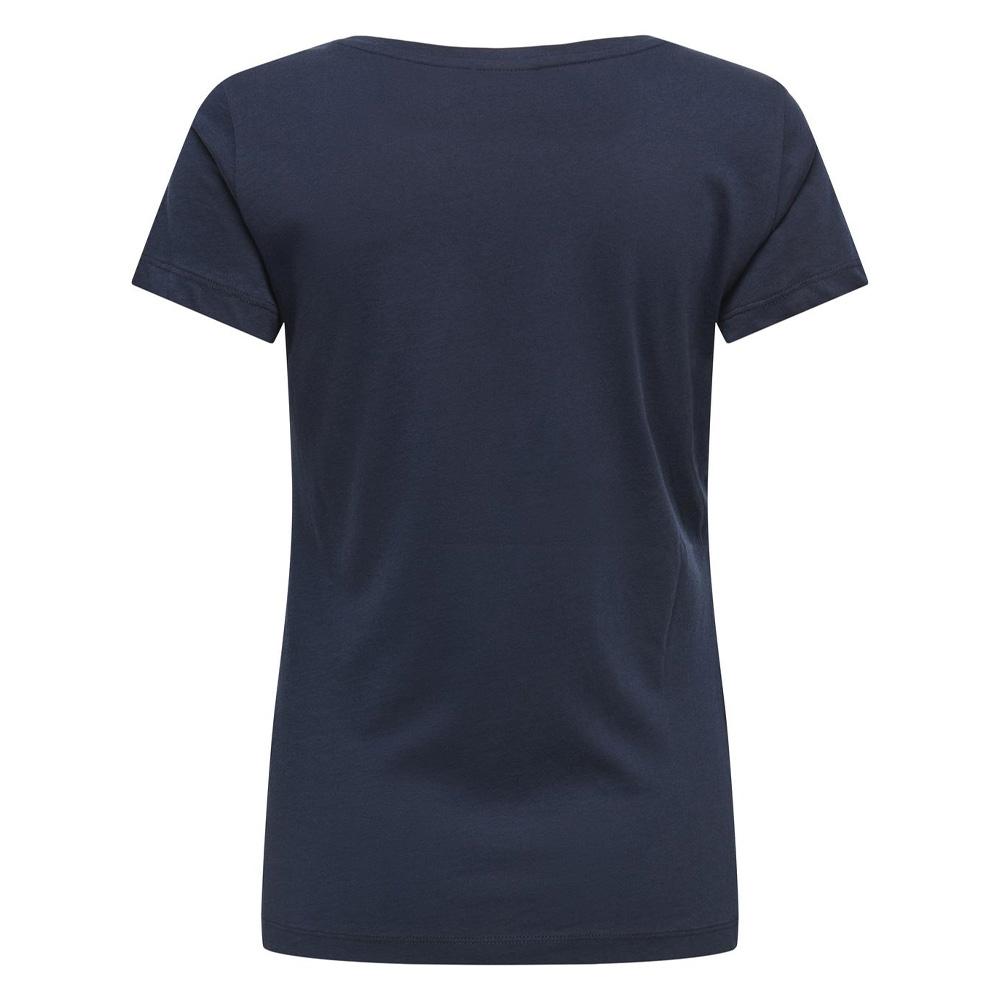 T-shirt Marine Femme JDY Smoke vue 2