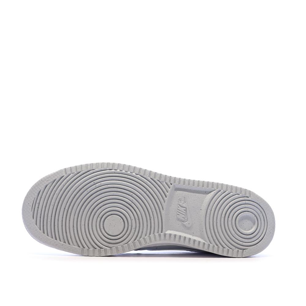 Baskets Grises/Blanches Homme Nike Court Vision Lo vue 5
