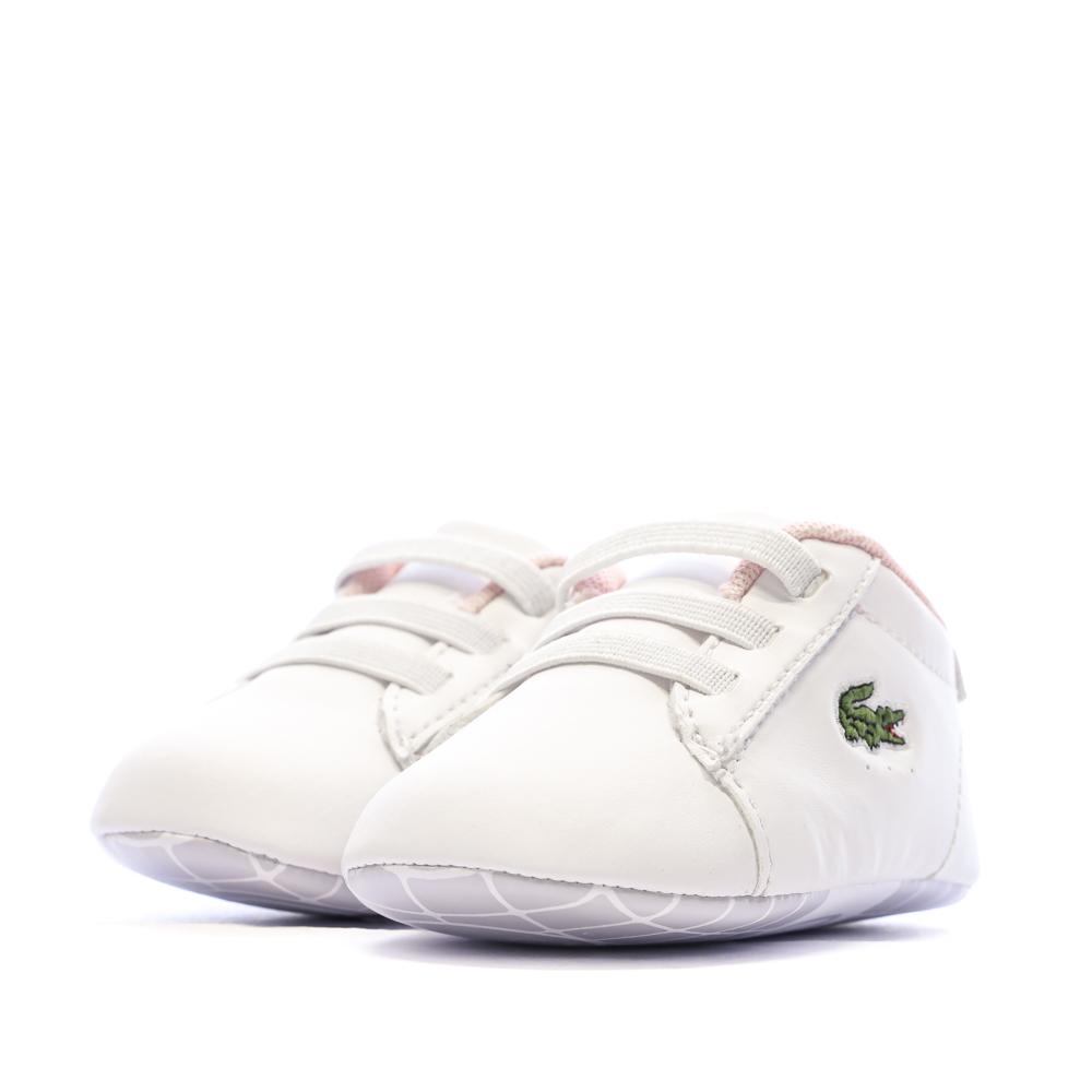 Lacoste Carnaby Set 225 Blanco/Rosa Zapatillas bebé ver 6