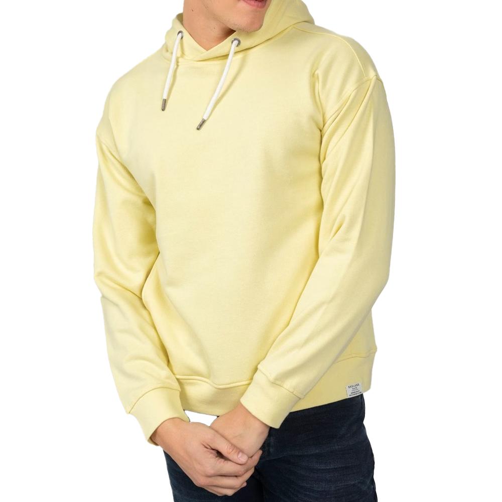 Sweat à capuche Jaune Homme Deeluxe Frem pas cher