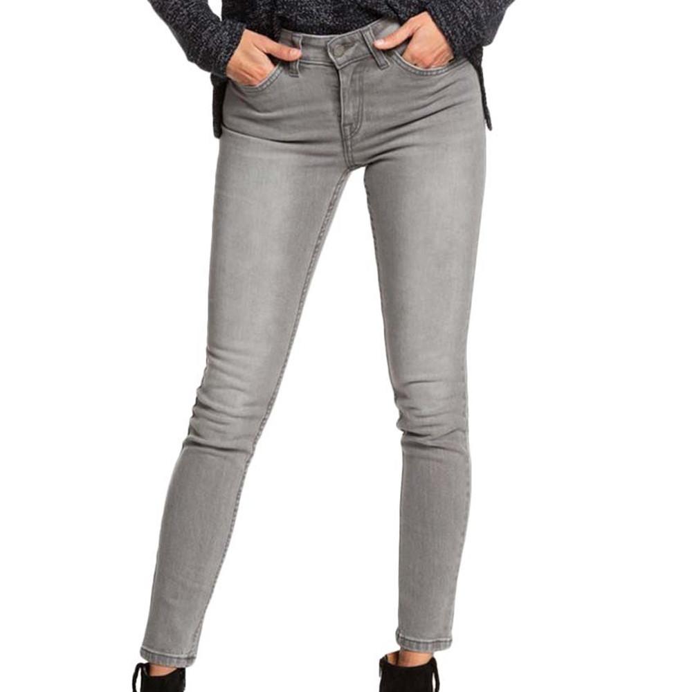 Jean skinny Gris Femme Roxy Seatrip pas cher