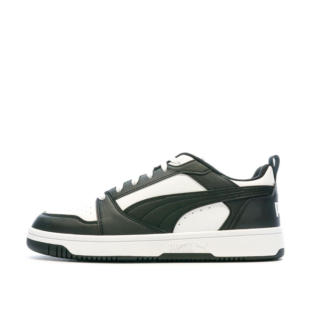 Baskets Noires/Blanches Homme Puma Rebound V6 Low pas cher