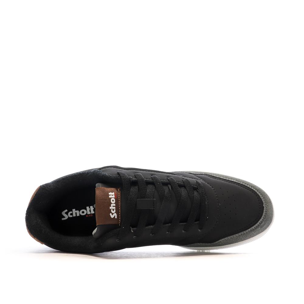 Baskets Noires Homme Schott Titan vue 4
