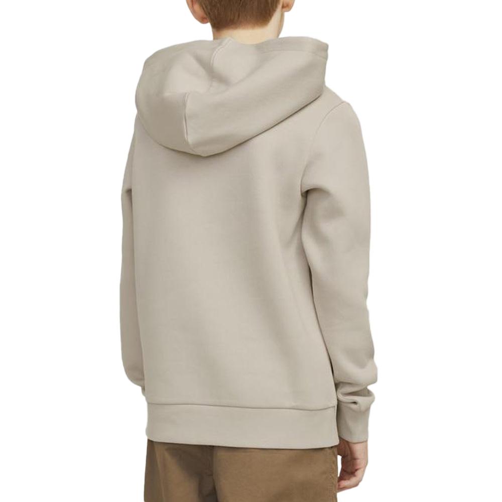 Sweat Beige Garçon Jack & Jones Logo vue 2