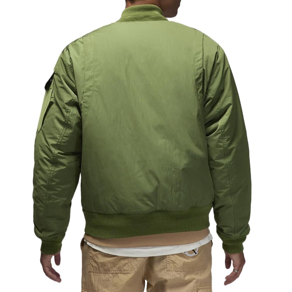 Veste Bomber Vert Homme Nike Eco Renegade vue 2