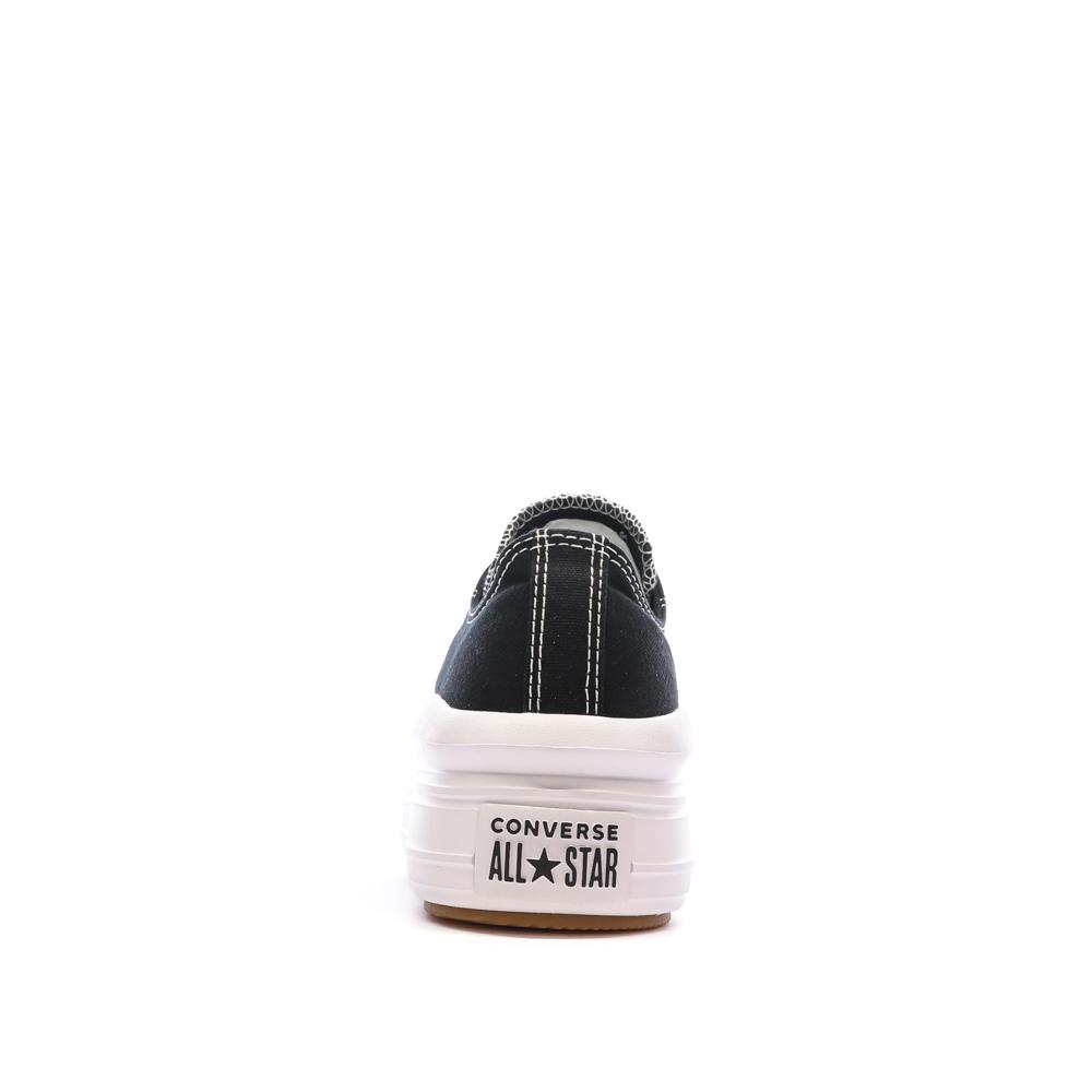 Baskets Noires Femme Converse All Star Move Platform vue 3