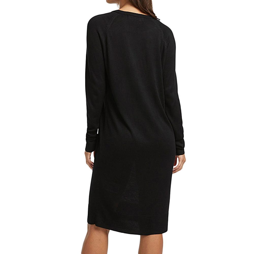 Robe pull Noir Femme Vero Moda Meghan vue 2