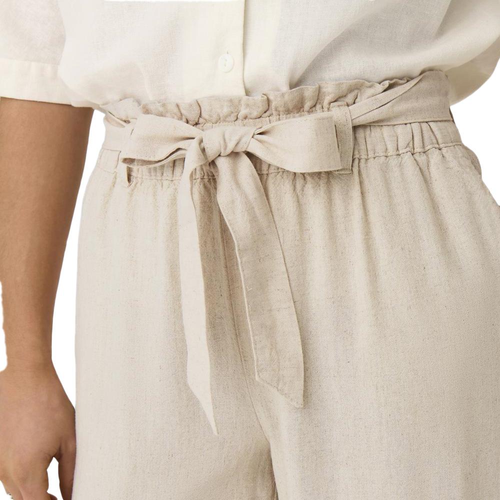 Pantalon en lin Beige Femme JDY Say vue 3