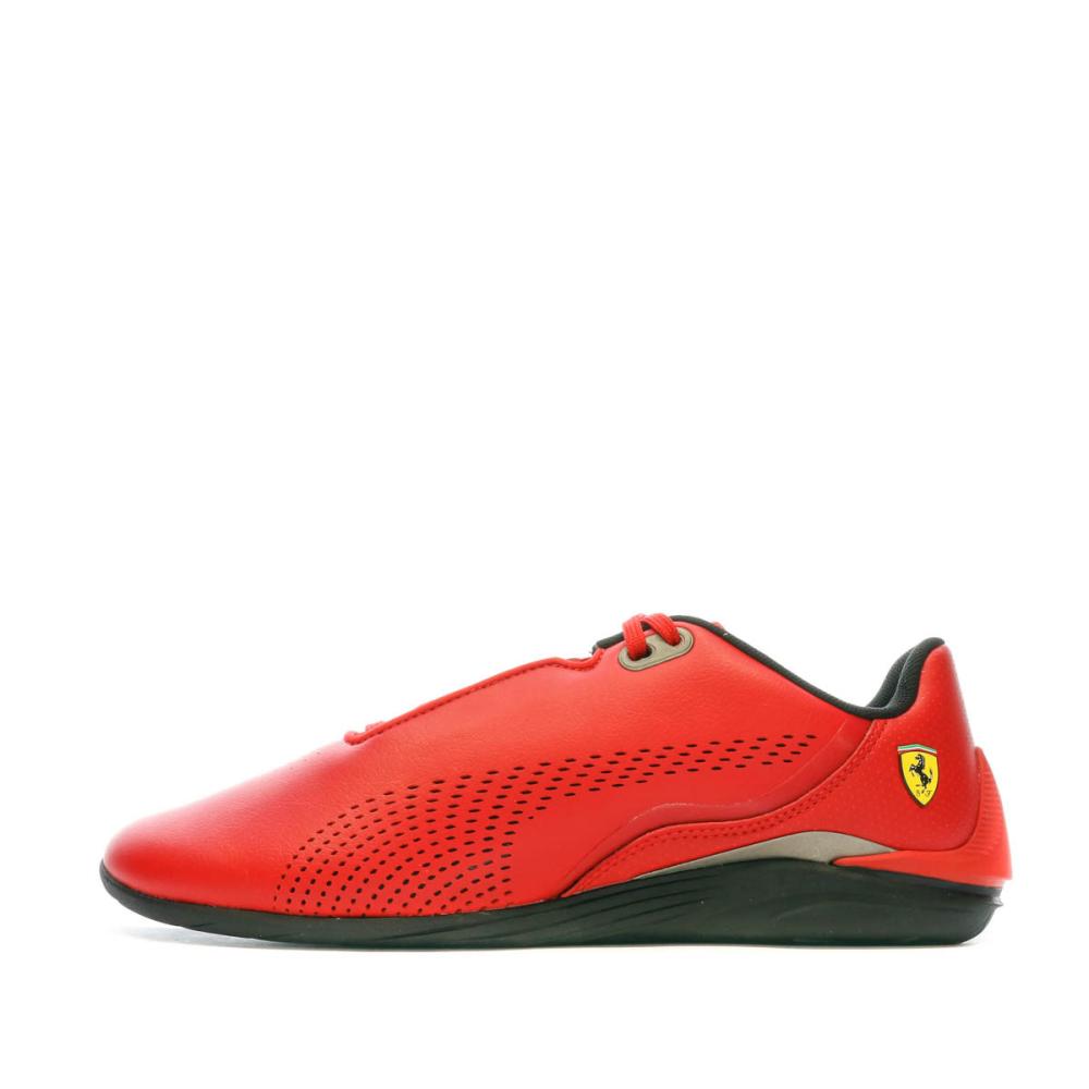 Baskets Rouges Homme Puma Ferrari Drift Cat Decima pas cher