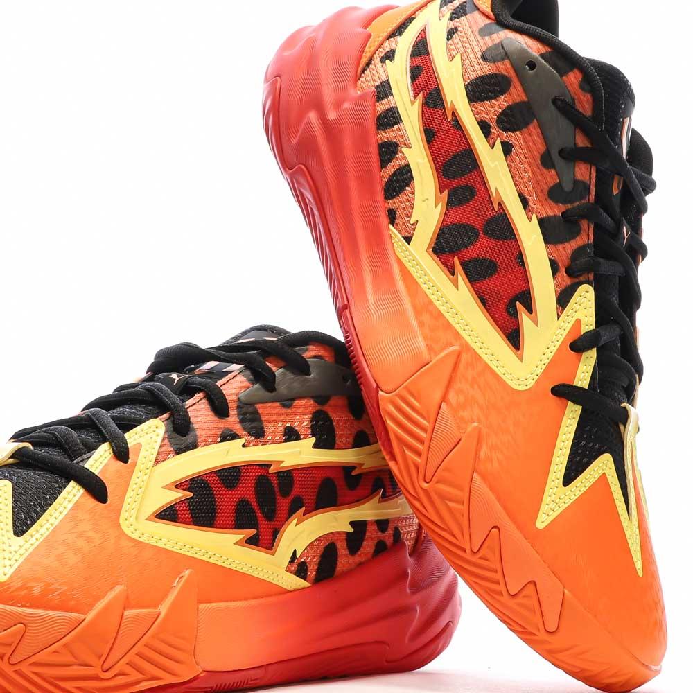 Chaussures de Basketball Orange Homme Puma Scoot Zeros Cheetos vue 7