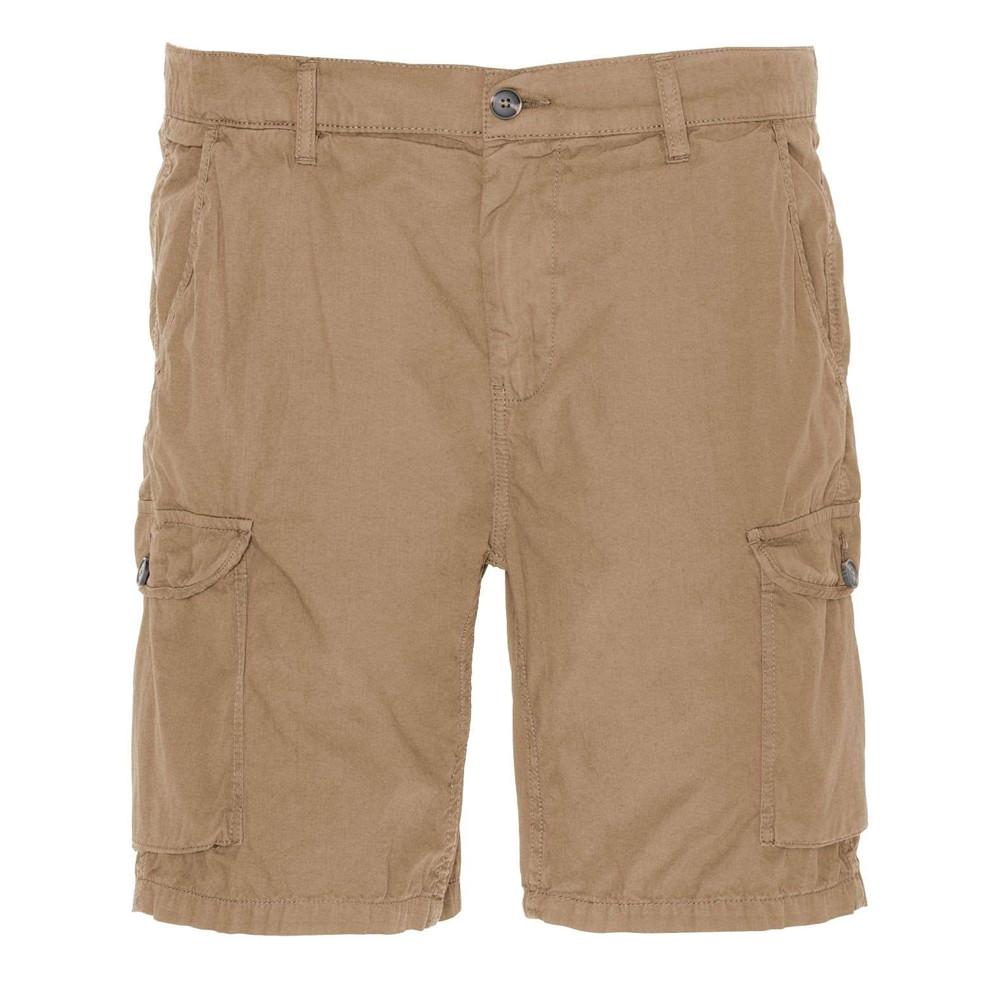 Short Beige Homme Schott Combat Canvas pas cher