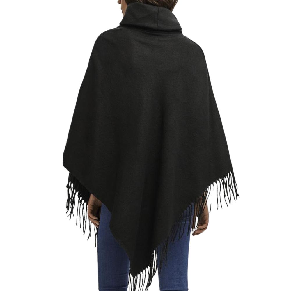 Poncho Noir Femme Vero Moda Kleo vue 2