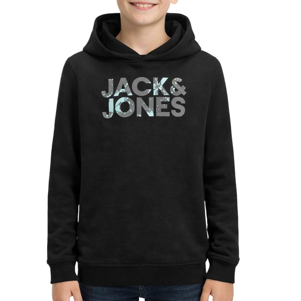 Sweat Noir Garçon Jack & Jones Splash pas cher