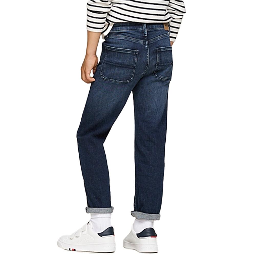 Jean Droit Marine Garçon Tommy Hilfiger Skater vue 3