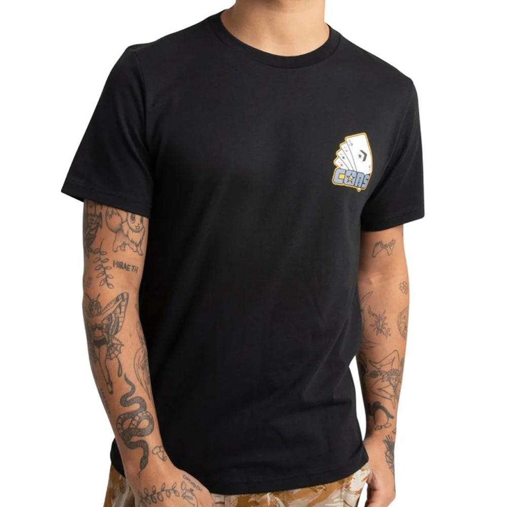 T-shirt Noir Homme Converse Skate pas cher