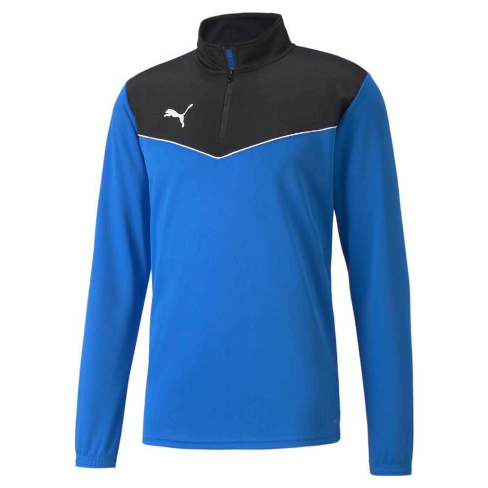 Sweat 1/4 De zip Noir/Bleu Homme Puma Indrise pas cher