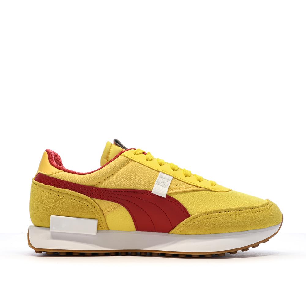 Baskets Rouges/Jaunes Homme Puma Future Rider vue 2