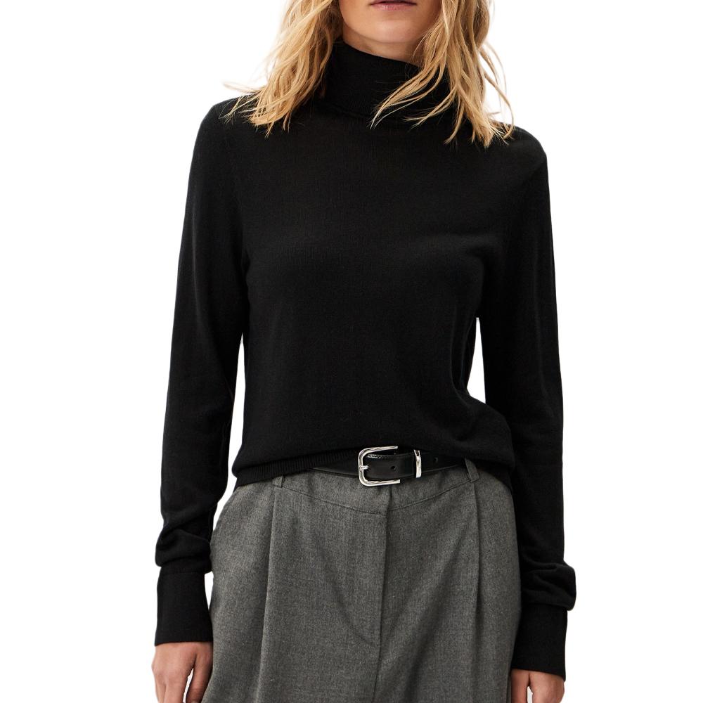 Pull Noir Femme Tommy Hilfiger WW0WW40982 pas cher
