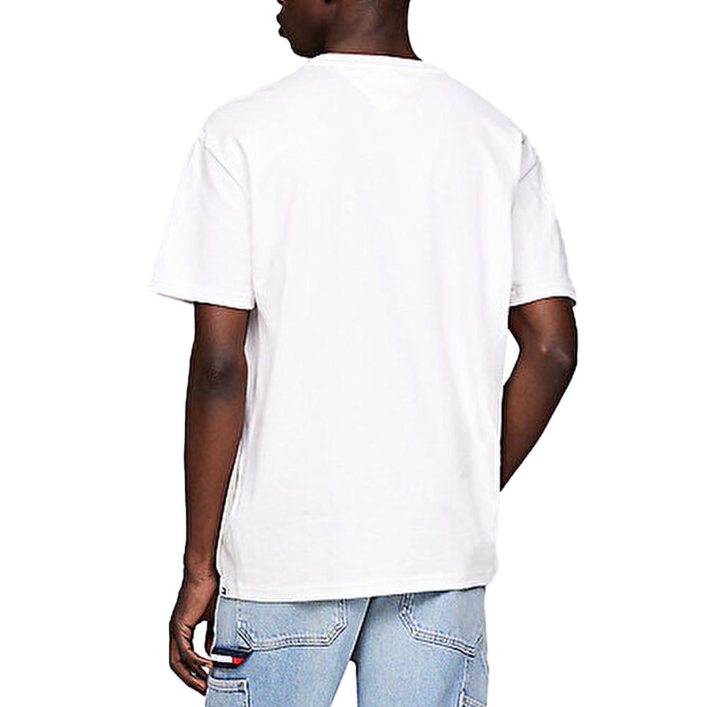T-shirt Blanc Homme Tommy Hilfiger Prep vue 2