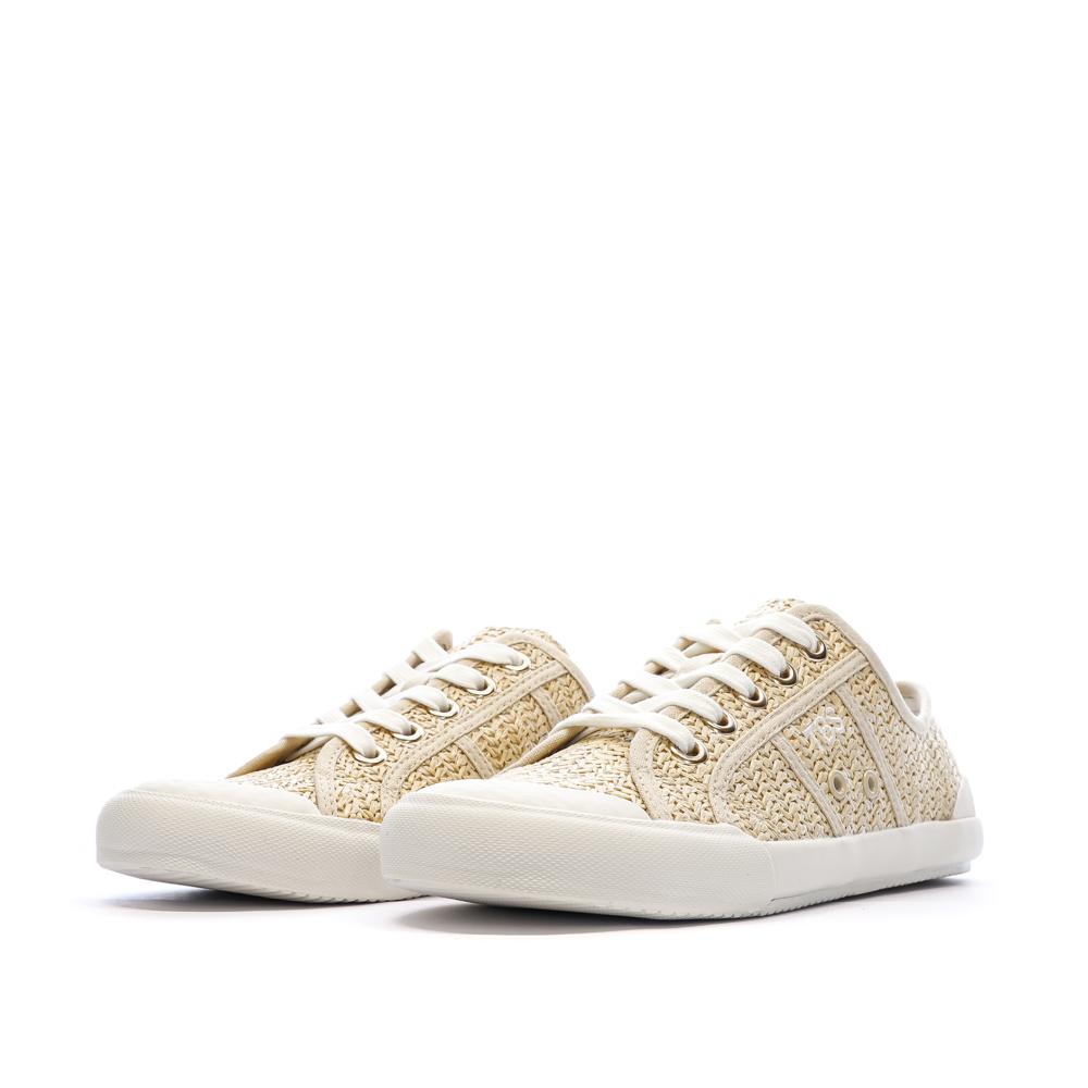 Women’s Beige/White Canvas Shoes TBS OPIACE Photo of the Espace des Marques %store% store - view of %key%