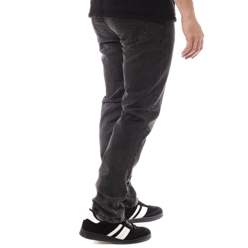 Jean Slim Noir Homme Lee Cooper Oporo vue 2