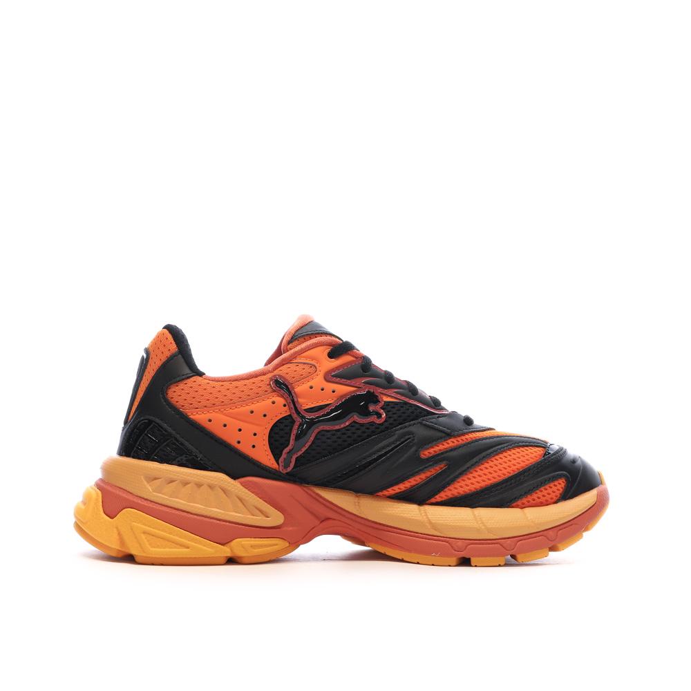 Baskets Oranges Mixte Puma Velophasis Layers vue 2