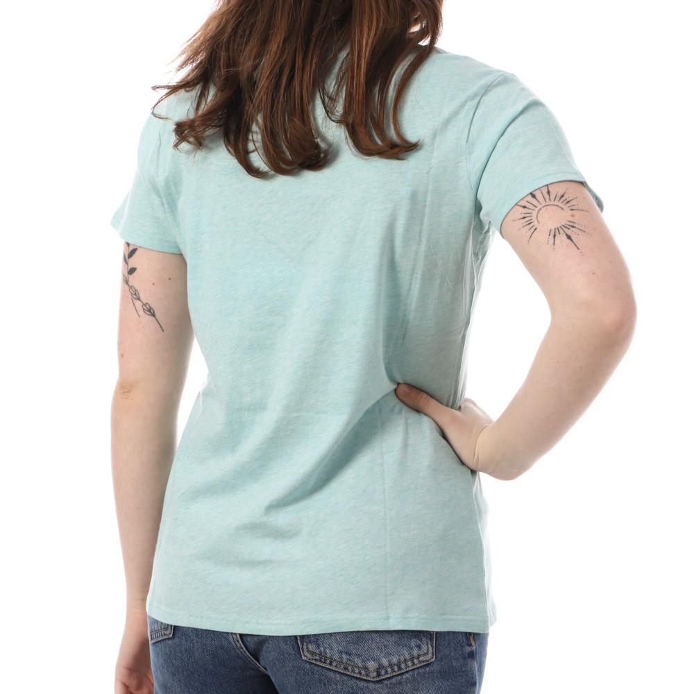 T-shirt Bleu Femme Teddy Smith Narcisse vue 2