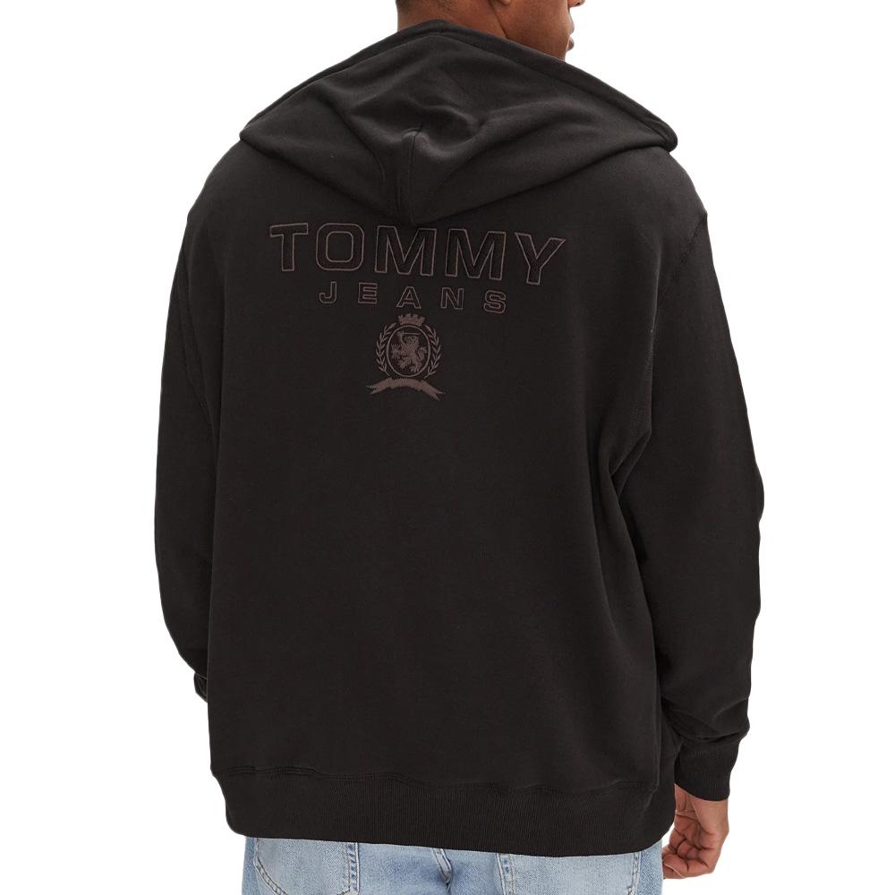 Sweat Zippé Noir Homme Tommy Hilfiger Varsity Tona vue 2