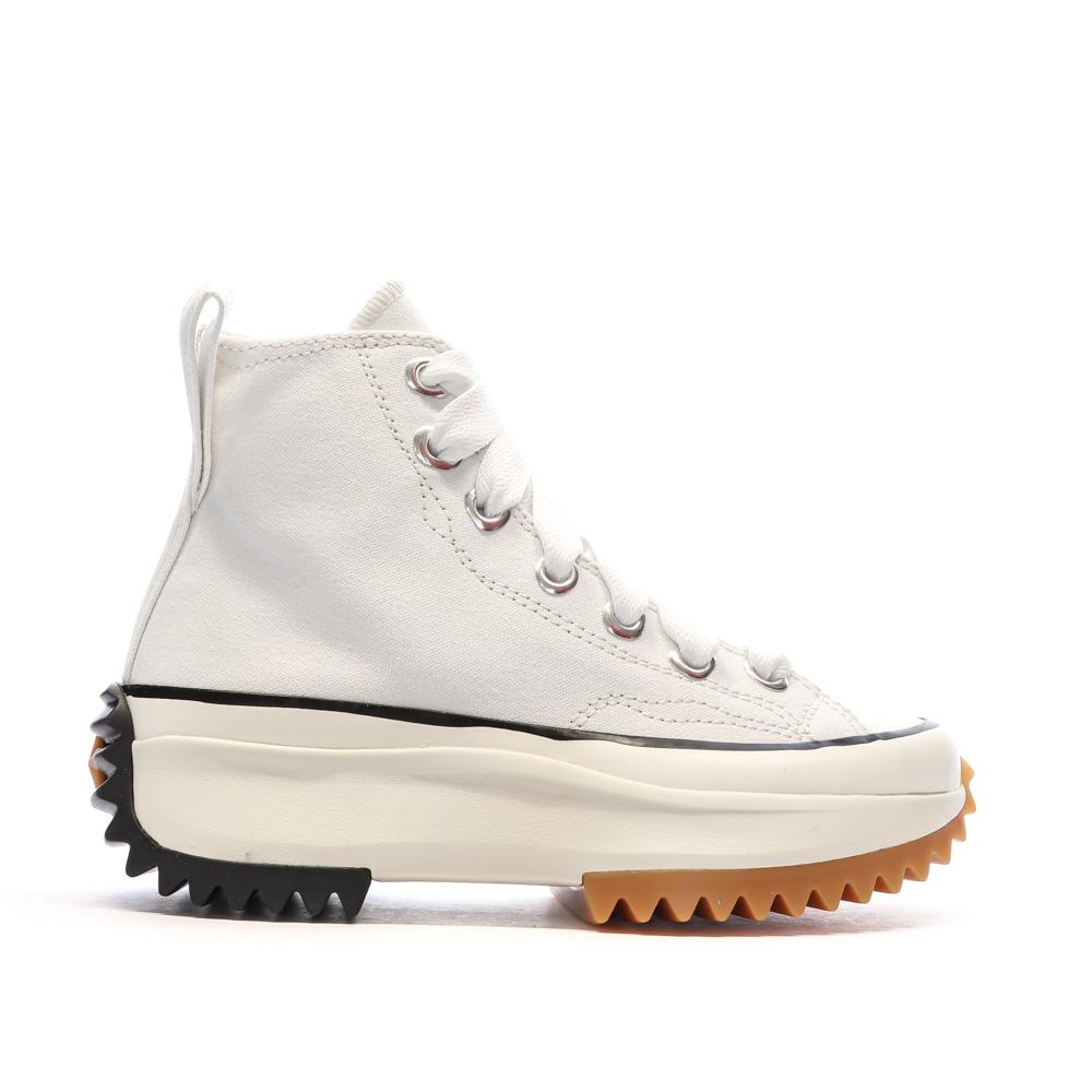 Baskets Blanches Homme Converse Run Star Hike vue 2