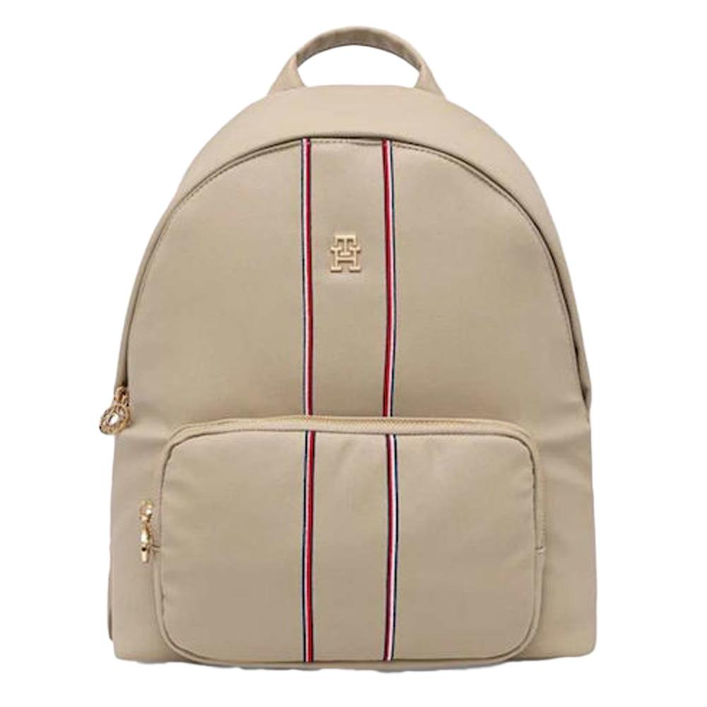 Sac à Dos Beige Femme Tommy Hilfiger Popette Soft Dome pas cher