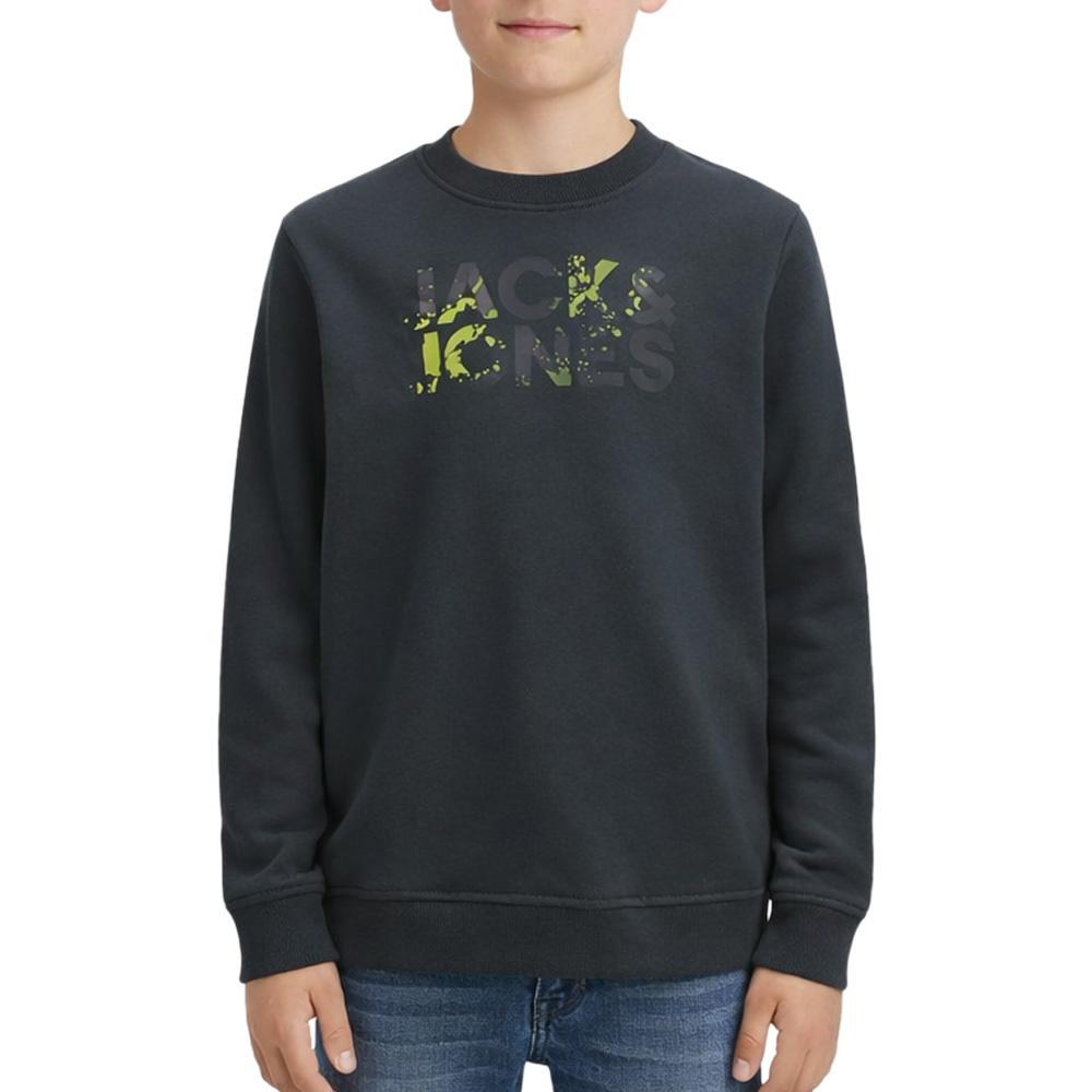 Sweat Gris Foncé Garçon Jack & Jones Splash pas cher