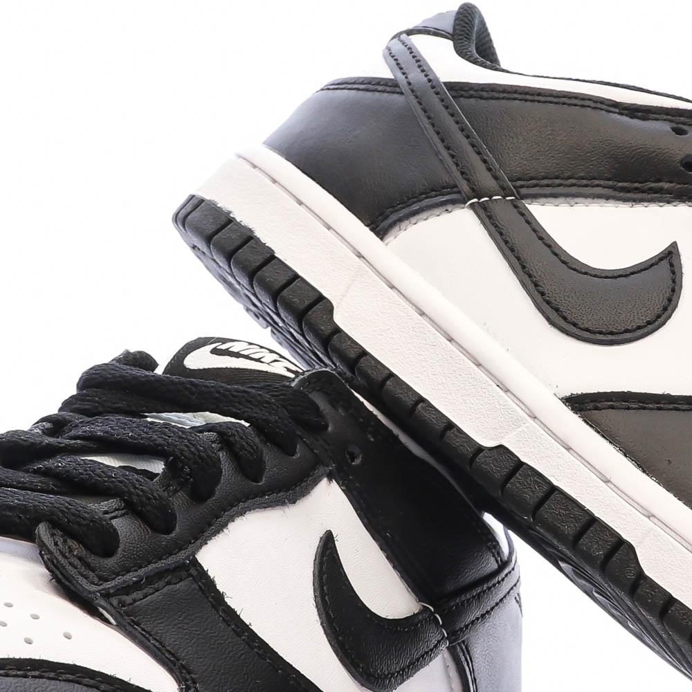 Baskets Blanches/Noires Enfant Nike Dunk Low vue 7