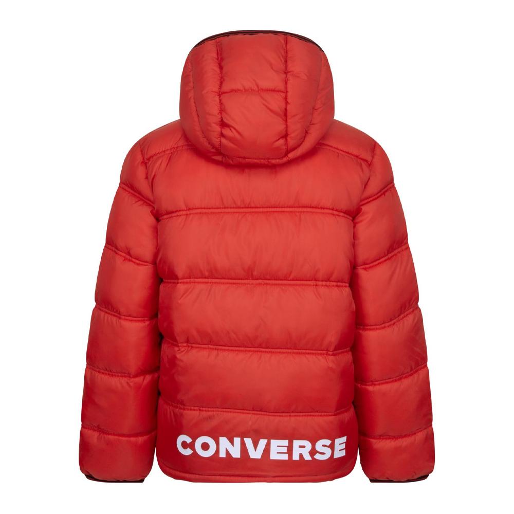 Doudoune Rouge Garçon Converse Puffer Black vue 2