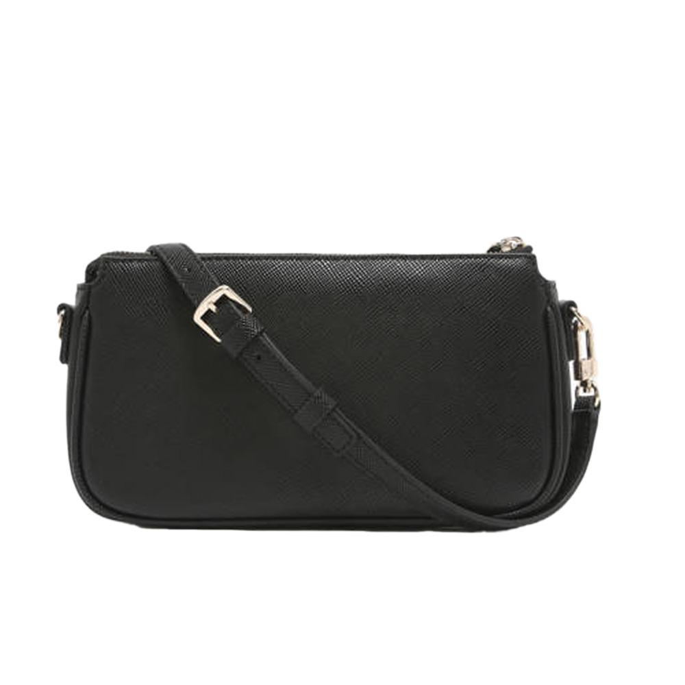 Sac à bandoulière Noir Femme Guess Noelle Saffiano vue 2