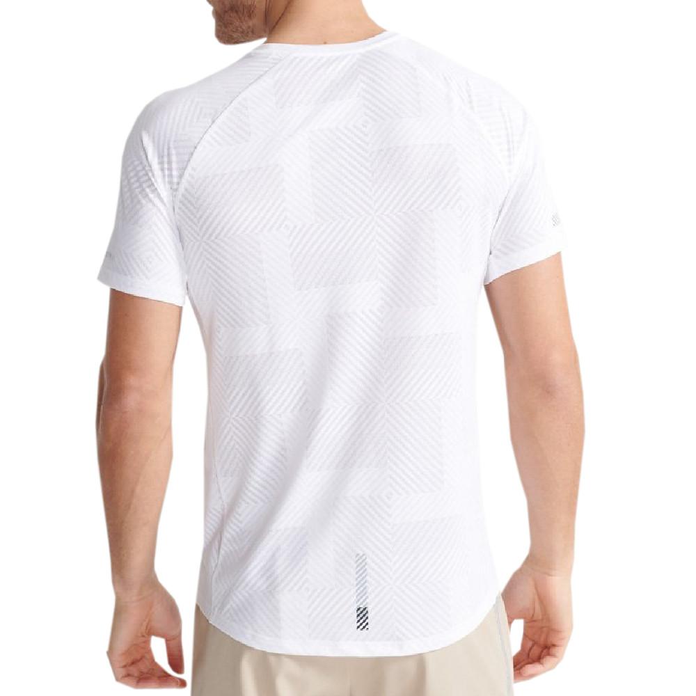 Maillot de sport Blanc Homme Superdry Run Lock vue 2