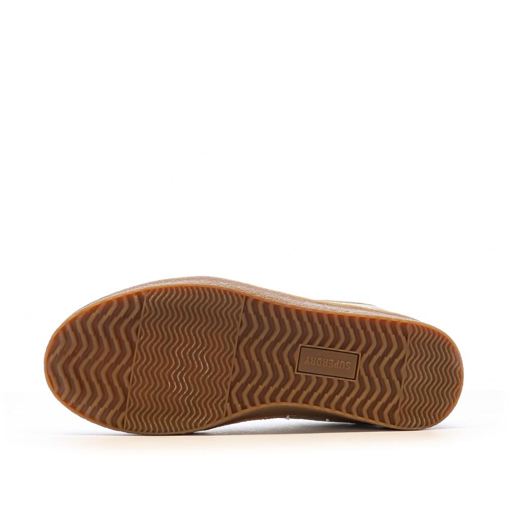 Baskets Blanche/Grise Femme Superdry Retro Sleek vue 5