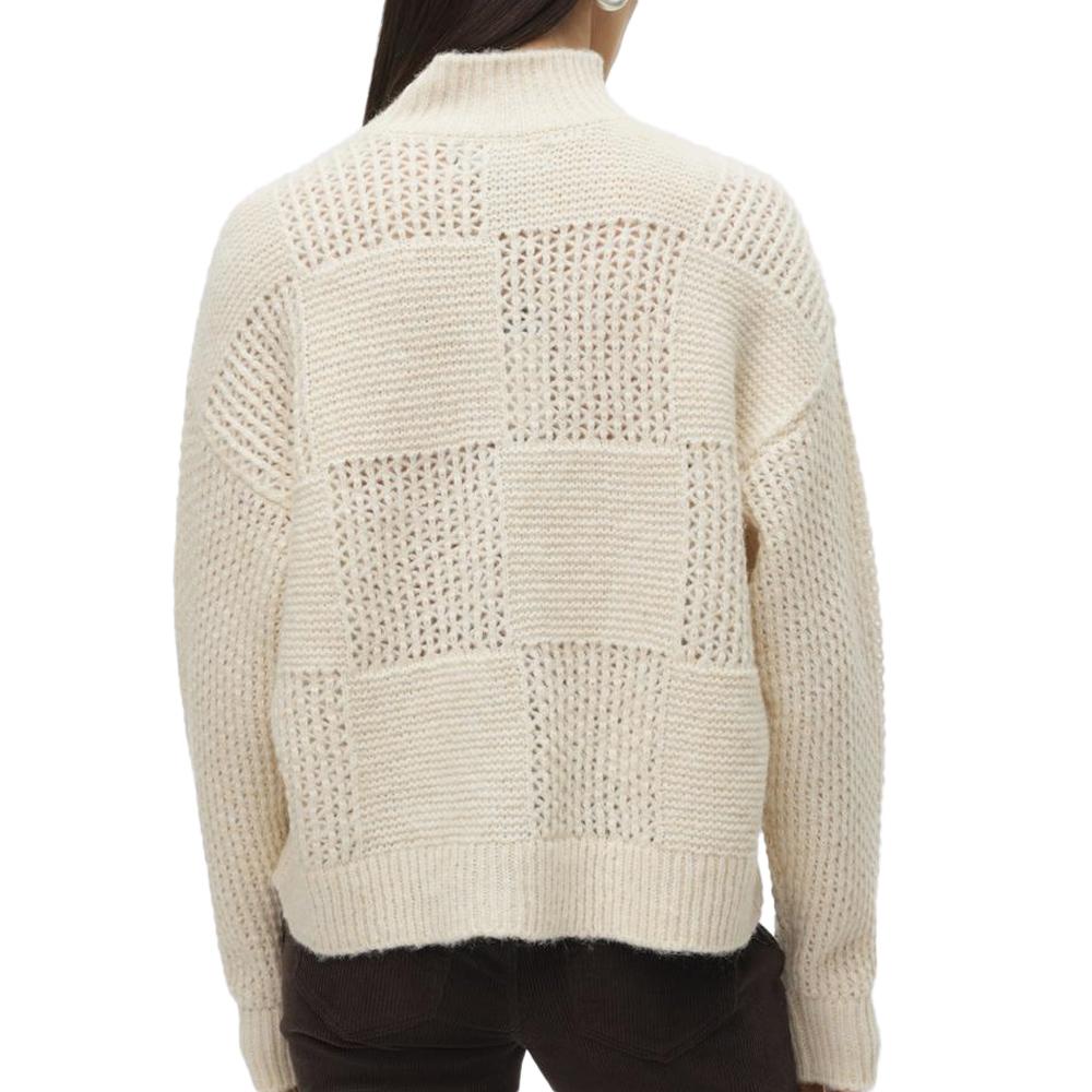 Pull Écru Femme Vero Moda Moon vue 2