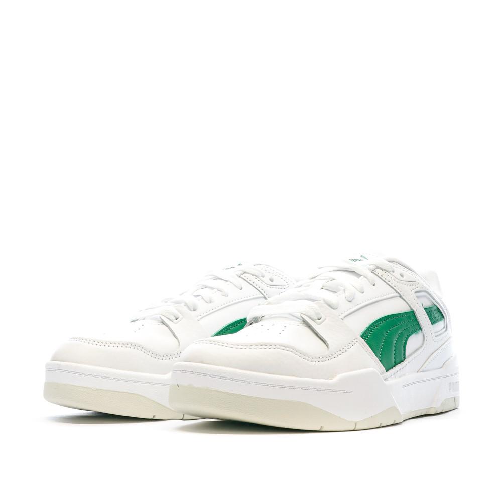Baskets Blanche/Verte Homme Puma Slip stream vue 6