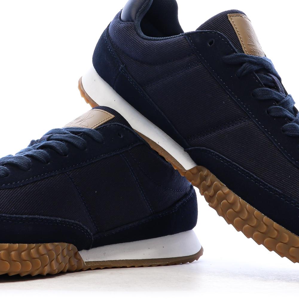 Baskets Marine/Marron Homme Le Coq Sportif Veloce vue 7