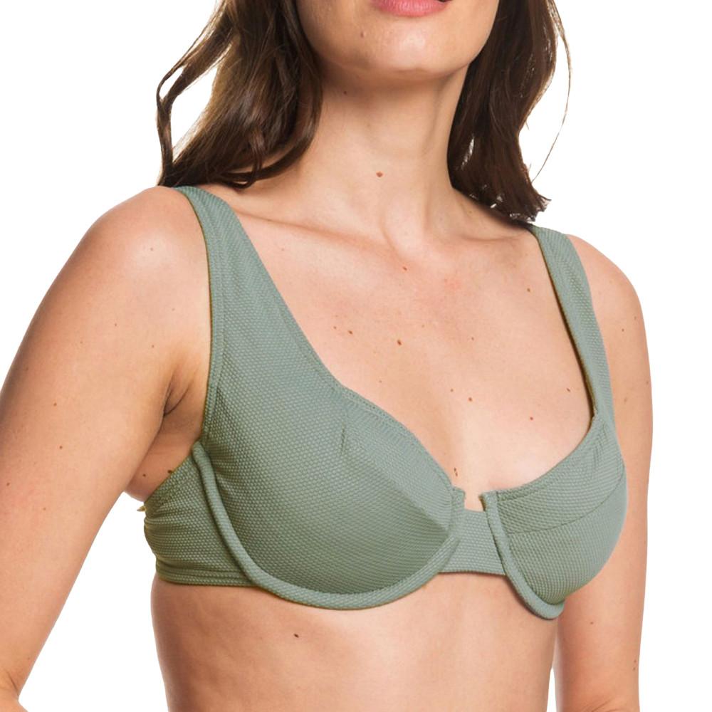 Haut De Bikini Vert Femme Roxy Seas The Day pas cher