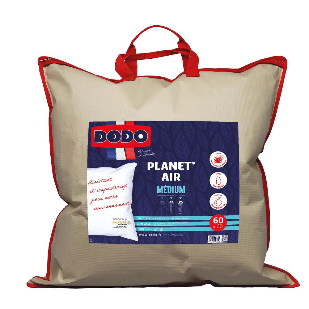 Oreiller Synthétique Blanc Dodo 60/60 Planet'air pas cher