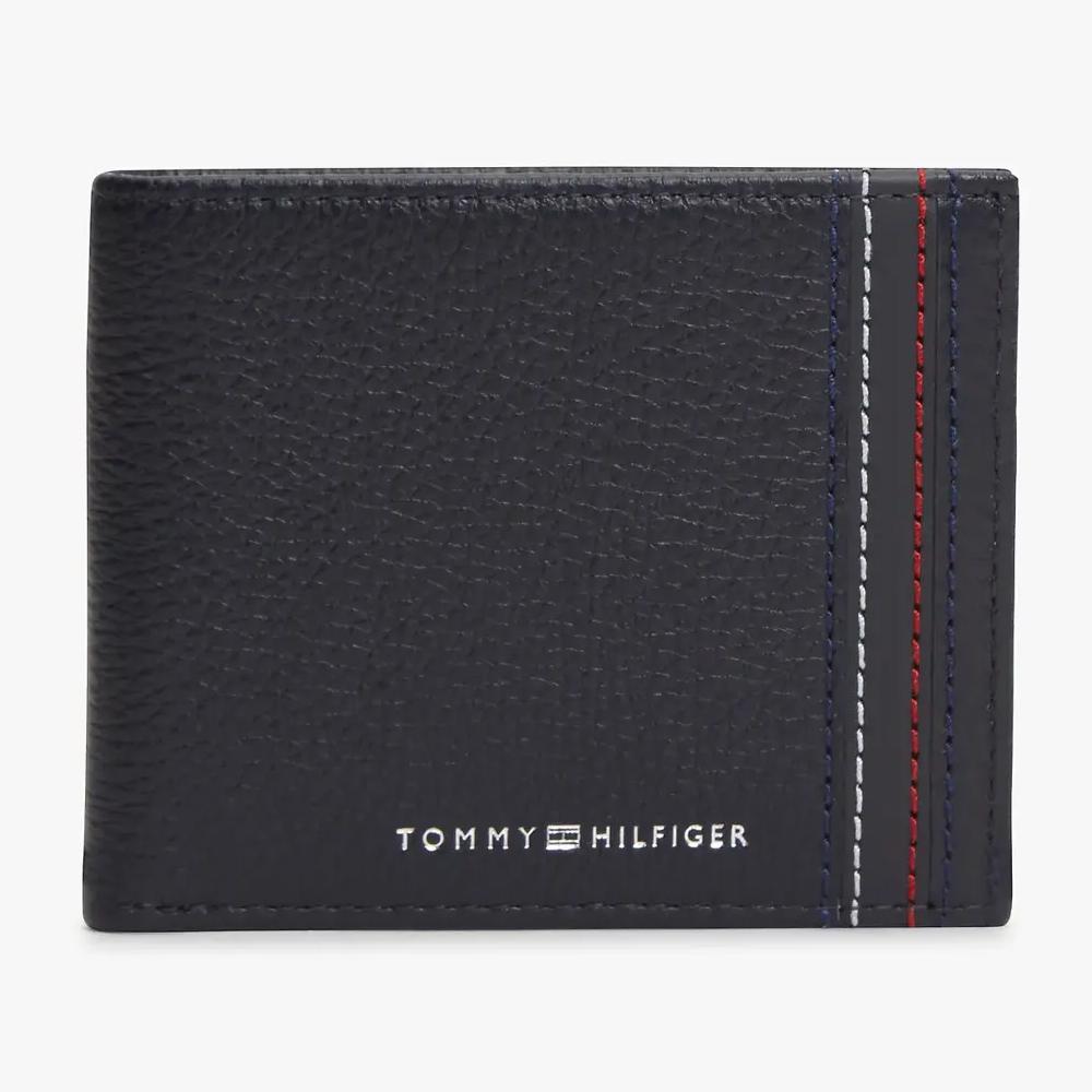 Portefeuille Marine Homme Tommy Hilfiger Central Mini pas cher